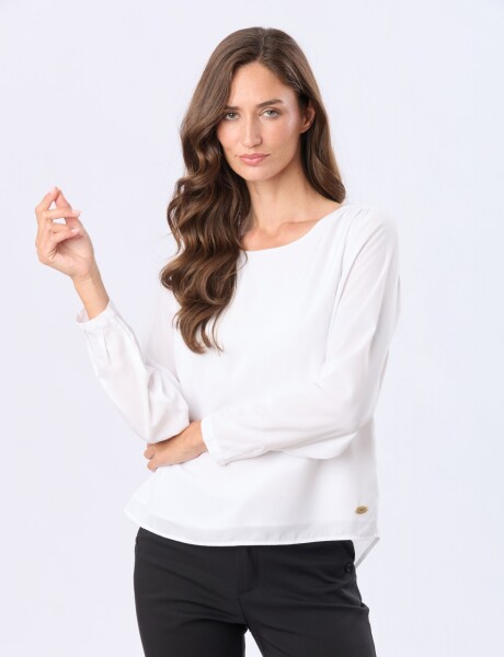 BLUSA LISA Blanco