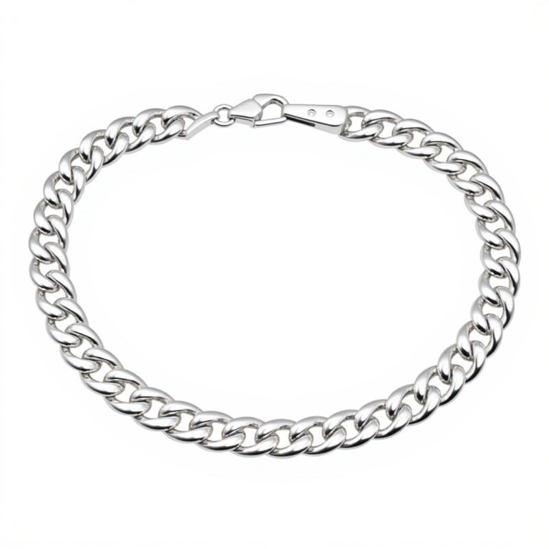 Pulsera cubana - Plata 925 - Sin piedra - PU3839 sinpiedra