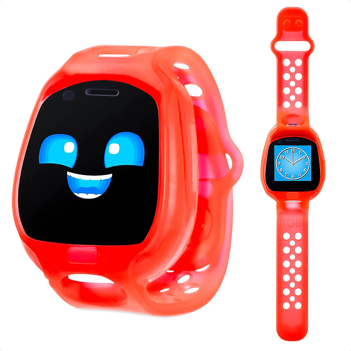 Reloj Tobi Smartwatch Little Tikes C/ Cámara Juegos - Rojo 