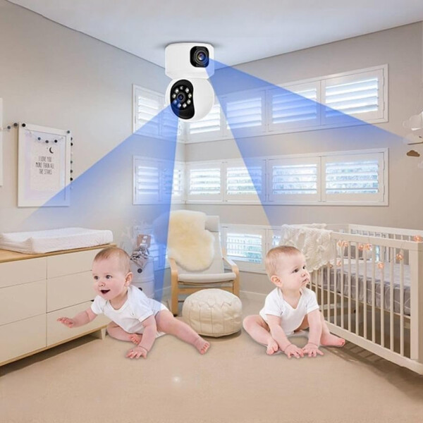 Cámara Ledstar Pc203 Wifi Doble Lente CAMARA VIGILANCIA LEDSTAR PC203 DOBLE