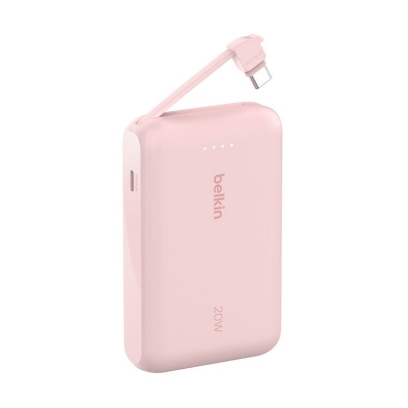 Cargador Portatil Belkin Boostcharge 10K Cable Pink Bpb021Fqpk Cargador Portatil Belkin Boostcharge 10K Cable Pink Bpb021Fqpk