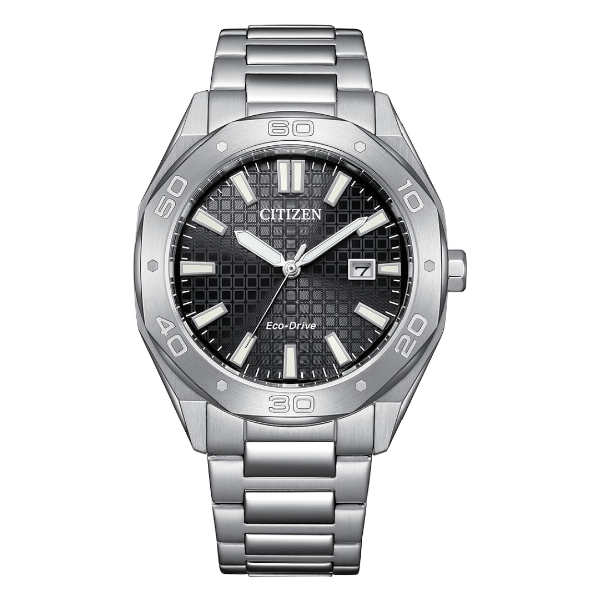 Reloj Citizen Eco-drive Bm7630-80e Para Hombre De Acero 