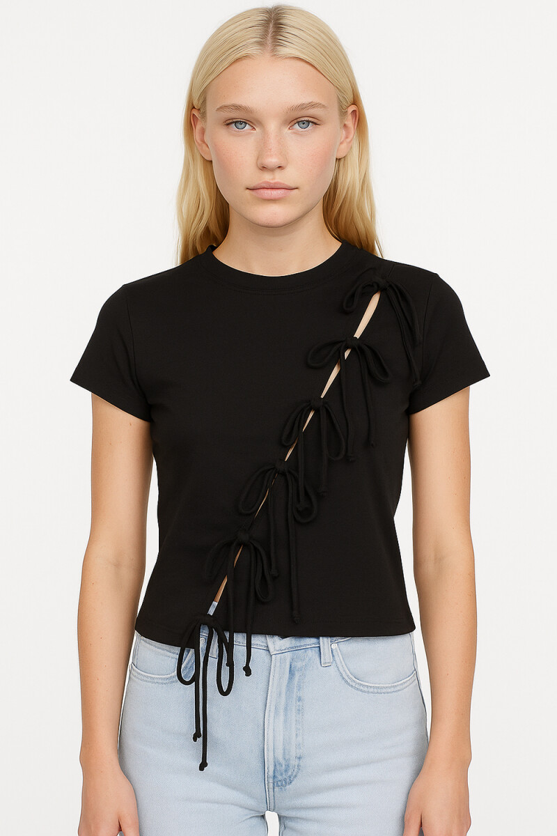 Remera Nove - Negro 