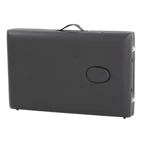 Camilla Portátil Profesional Lumax de Aluminio 185x60cm Negra