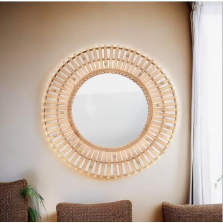 Espejo en Fibra Natural - Estrellas Espejo en Fibra Natural - Estrellas