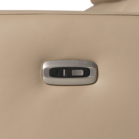 Sofa Hush - Cuero Básico - 2 cuerpos 1001 (Beige)