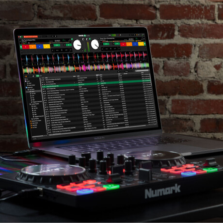 Controlador para dj numark party mix 2 con luces incorporadas Negro