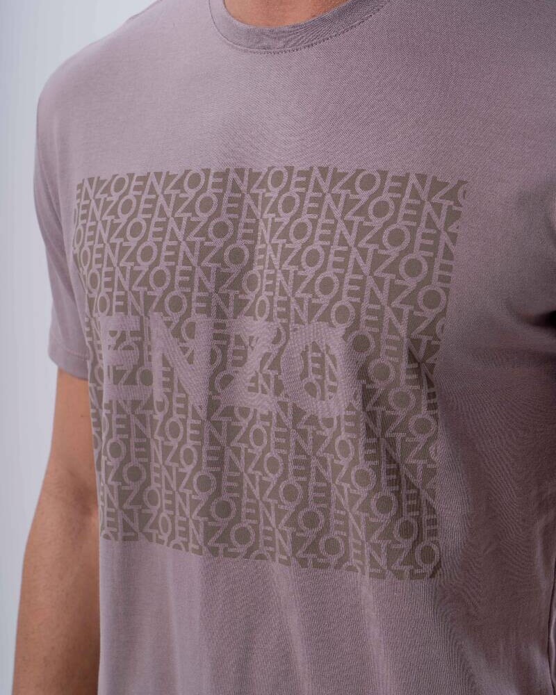 Remera manga corta Taupe