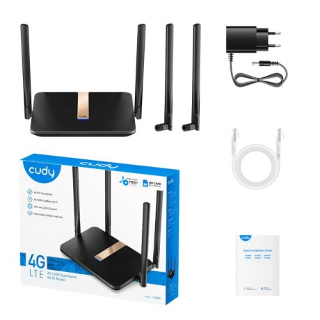 Router Wifi Mesh Cudy AC1200 4G Lte Doble Banda 001
