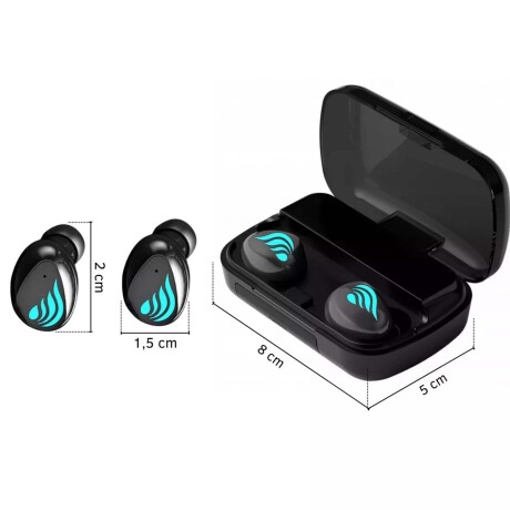 Auriculares M27 Bluetooth Inalámbricos Recargables Táctiles Negro