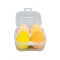 Pack x4 esponja para maquillaje Tono amarillo