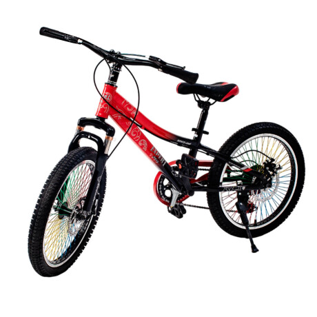 Bicicleta R20 Suspensión, Freno De Disco El Rey Rojo
