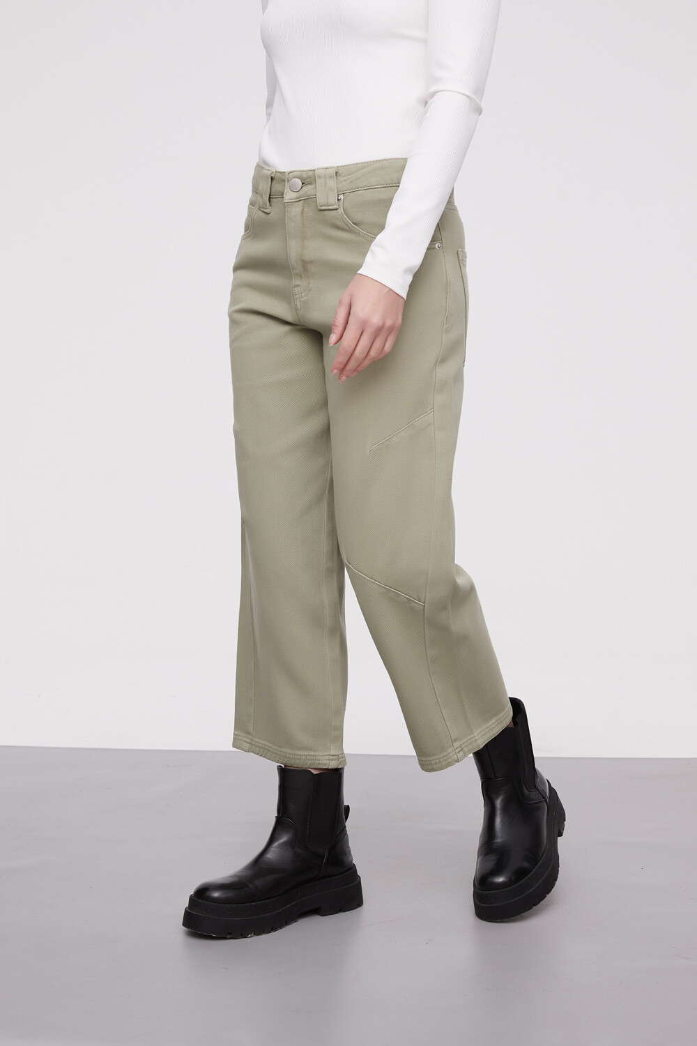 Pantalon Jazzo Verde Oliva