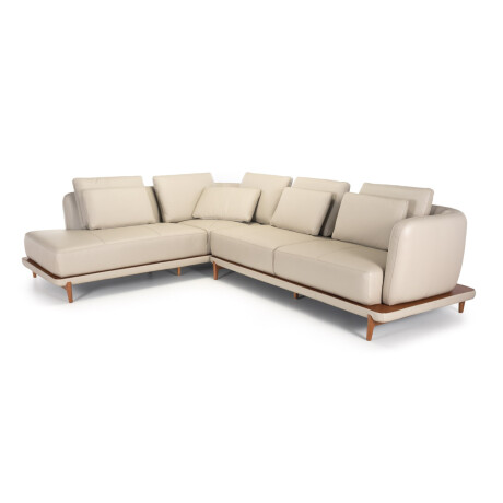Rinconera Tivoli - Cuero Básico - Chaise Izquierdo Arena