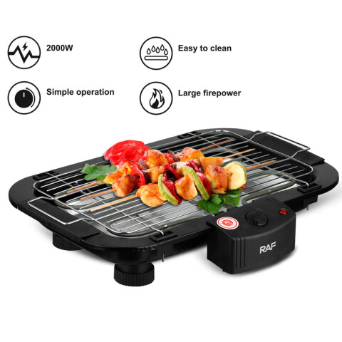 Grill Parrilla Eléctrica Hamburguesas Asados Raf 2000w 220v Grill Parrilla Eléctrica Hamburguesas Asados Raf 2000w 220v