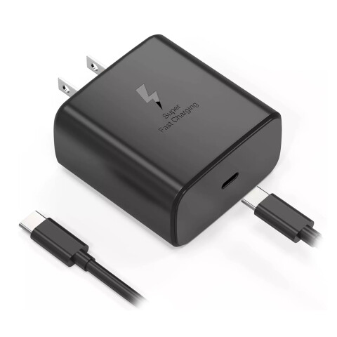 Cargador Samsung De Carga Rápida (45w) CARGADOR SAMSUNG RAPIDO 45W NEGRO DF
