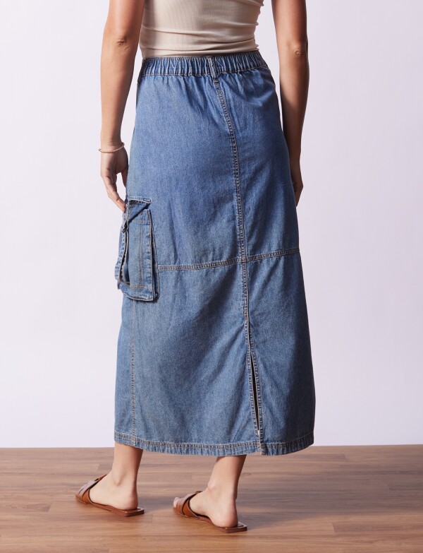 Falda Maxi Cargo JEAN