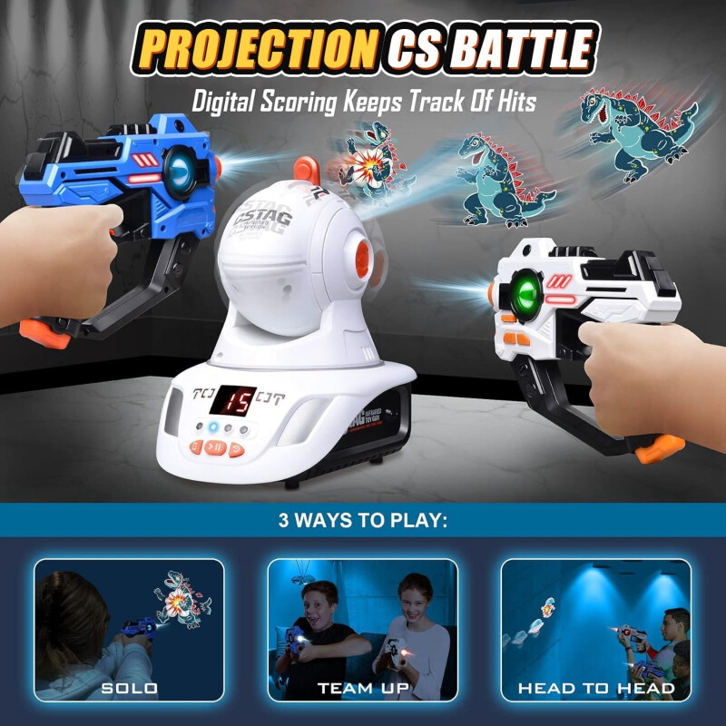 CSTAG - Juego de disparos con proyector de animales CSTAG - Juego de disparos con proyector de animales
