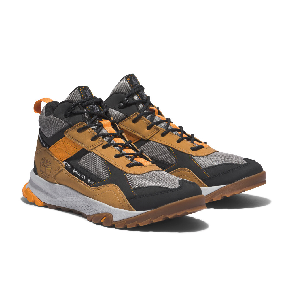Botas Mid Lace Up Waterproof Hiking Hombre Wheat