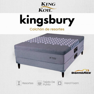 Colchón Kingsbury con Sommier King 180x200