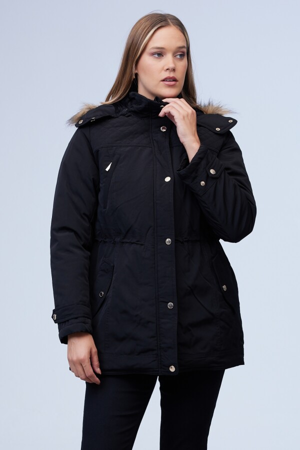 Gabardina Impermeable NEGRO