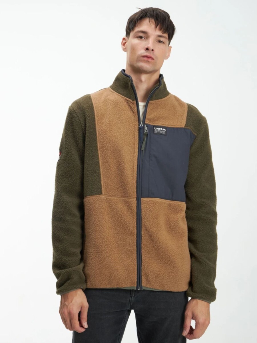 Campera Sherpa Hull Uniform - Militar 