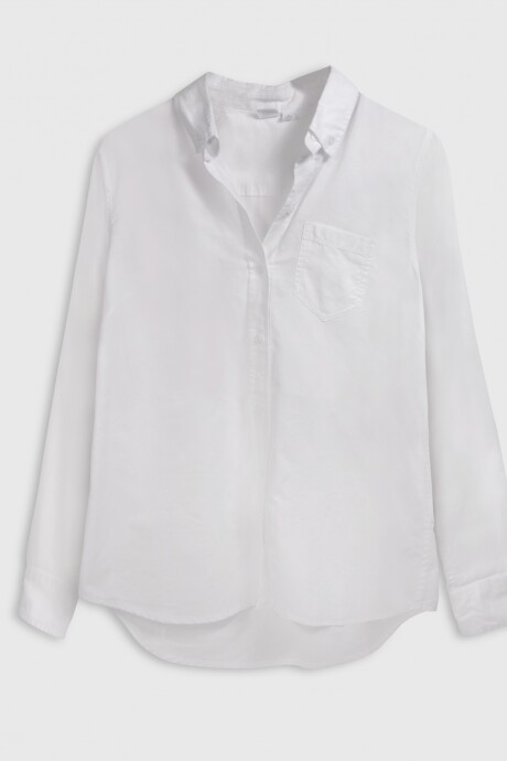 Camisa Oxford Mujer Optic White
