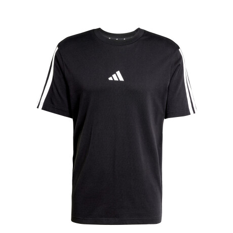 Remera de Hombre Adidas Essentials 3 Negro - Blanco