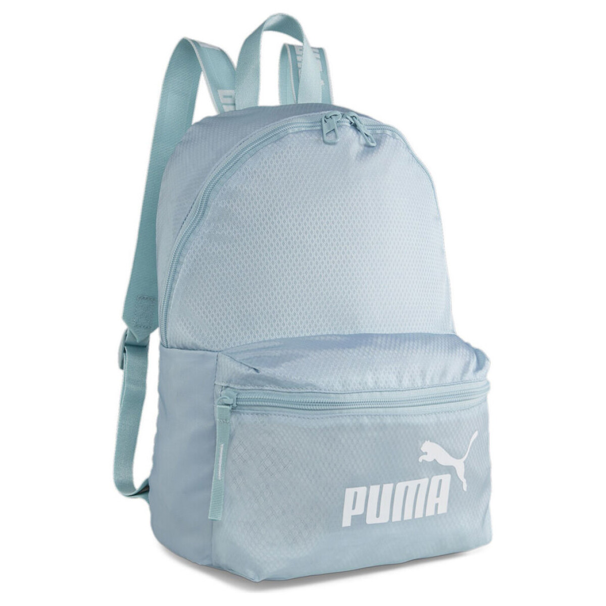 Mochila Puma Core Base - Celeste - Blanco 