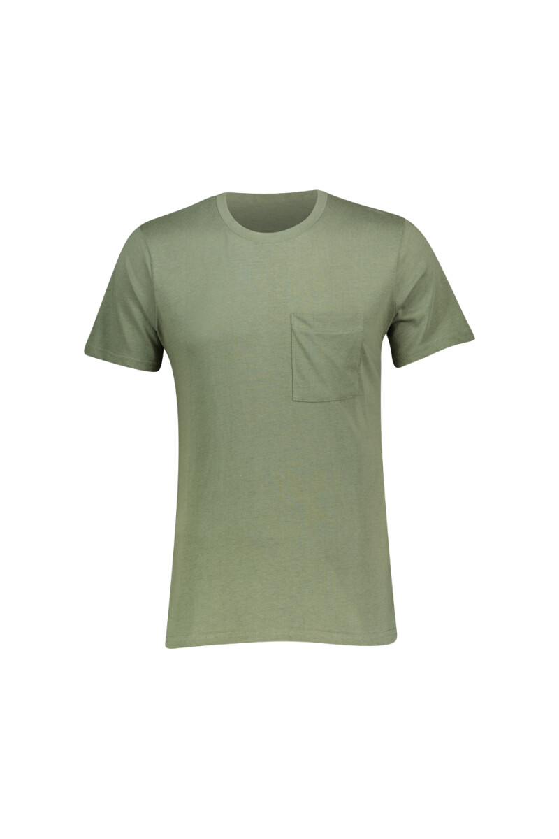 Remera Acke - Verde Oliva Oscuro 