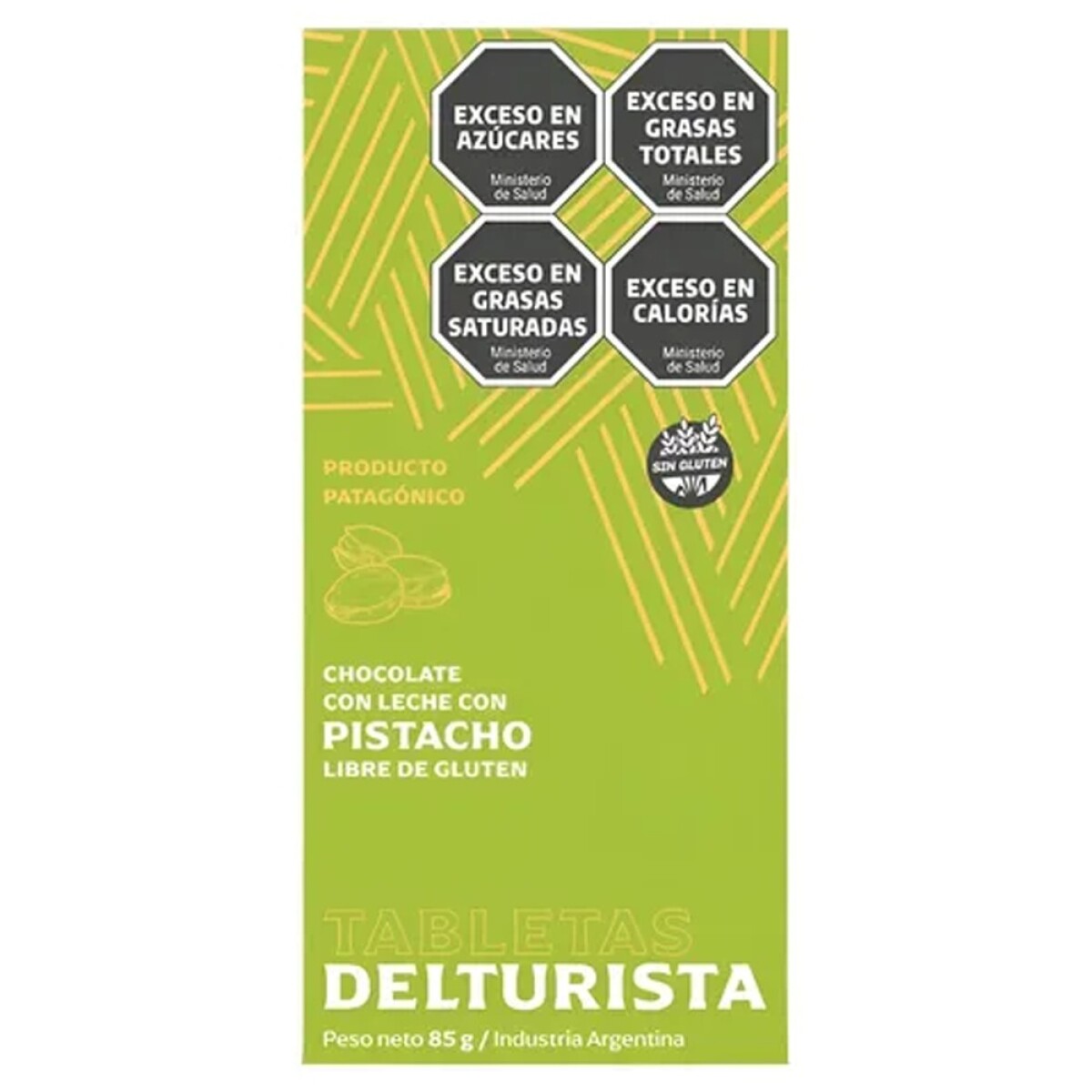 Chocolate con pistacchio Delturista 