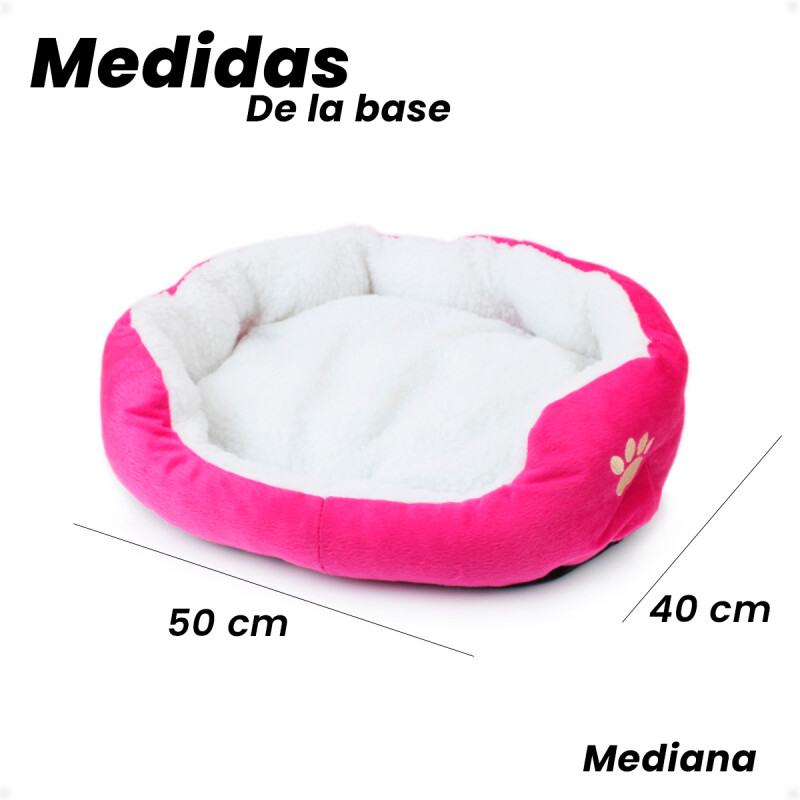 Cucha Portátil Para Mascota 40x50cm Rosado