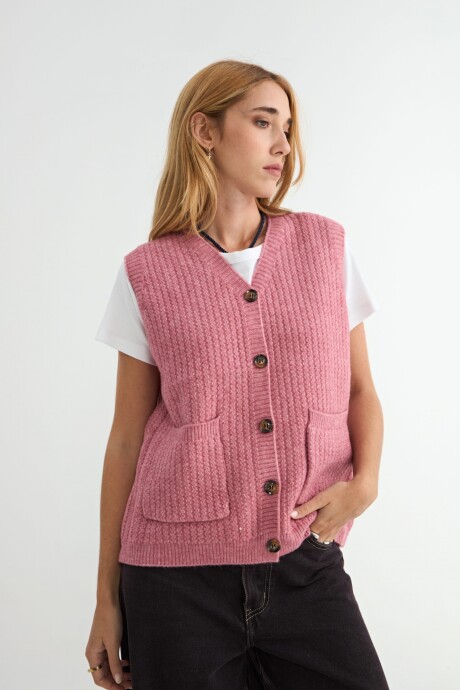 CHALECO LONGAN ROSADO
