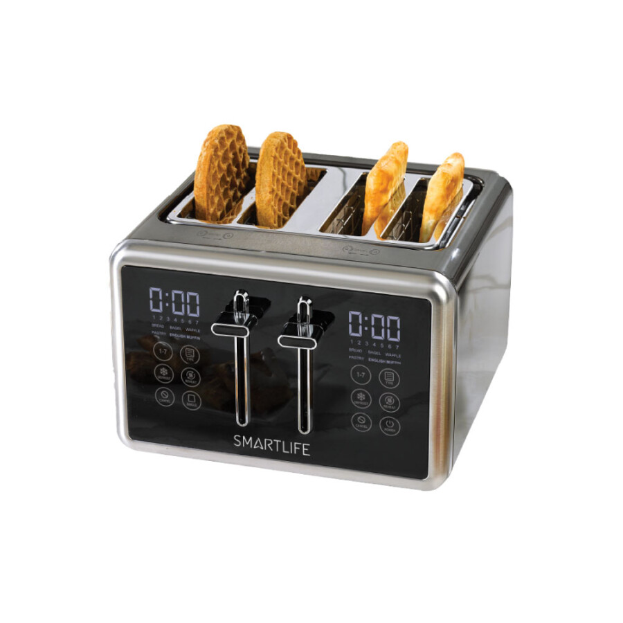 Tostadora Led Touch 4 Tostadas SMARTLIFE SL-TOD1520 Tostadora Led Touch 4 Tostadas SMARTLIFE SL-TOD1520