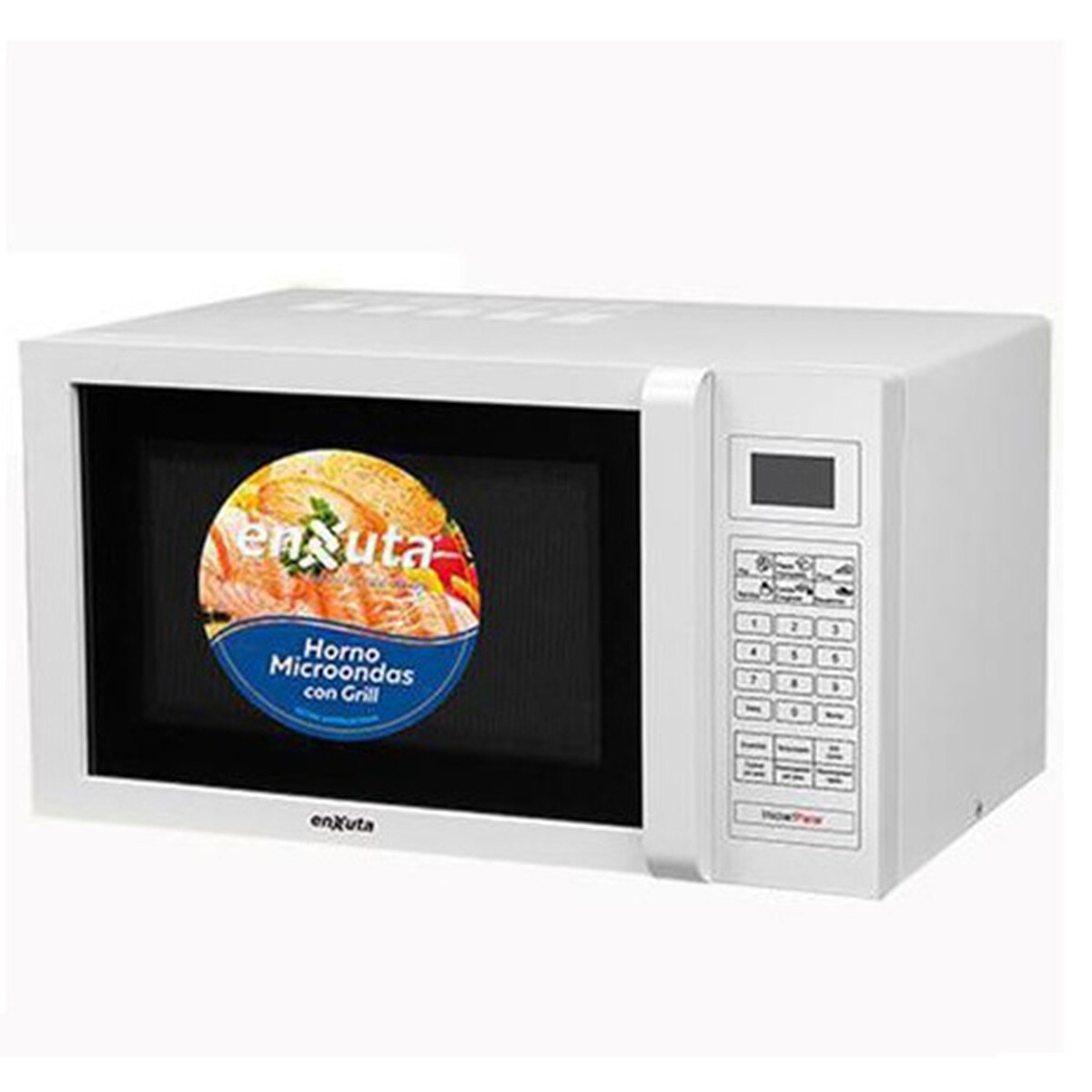 MICROONDAS 25 LITROS DIGITAL BLANCO CON GRILL ENXUTA 