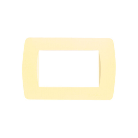 Plaqueta p/3 módulos amarillo claro pastel - Loft C56995