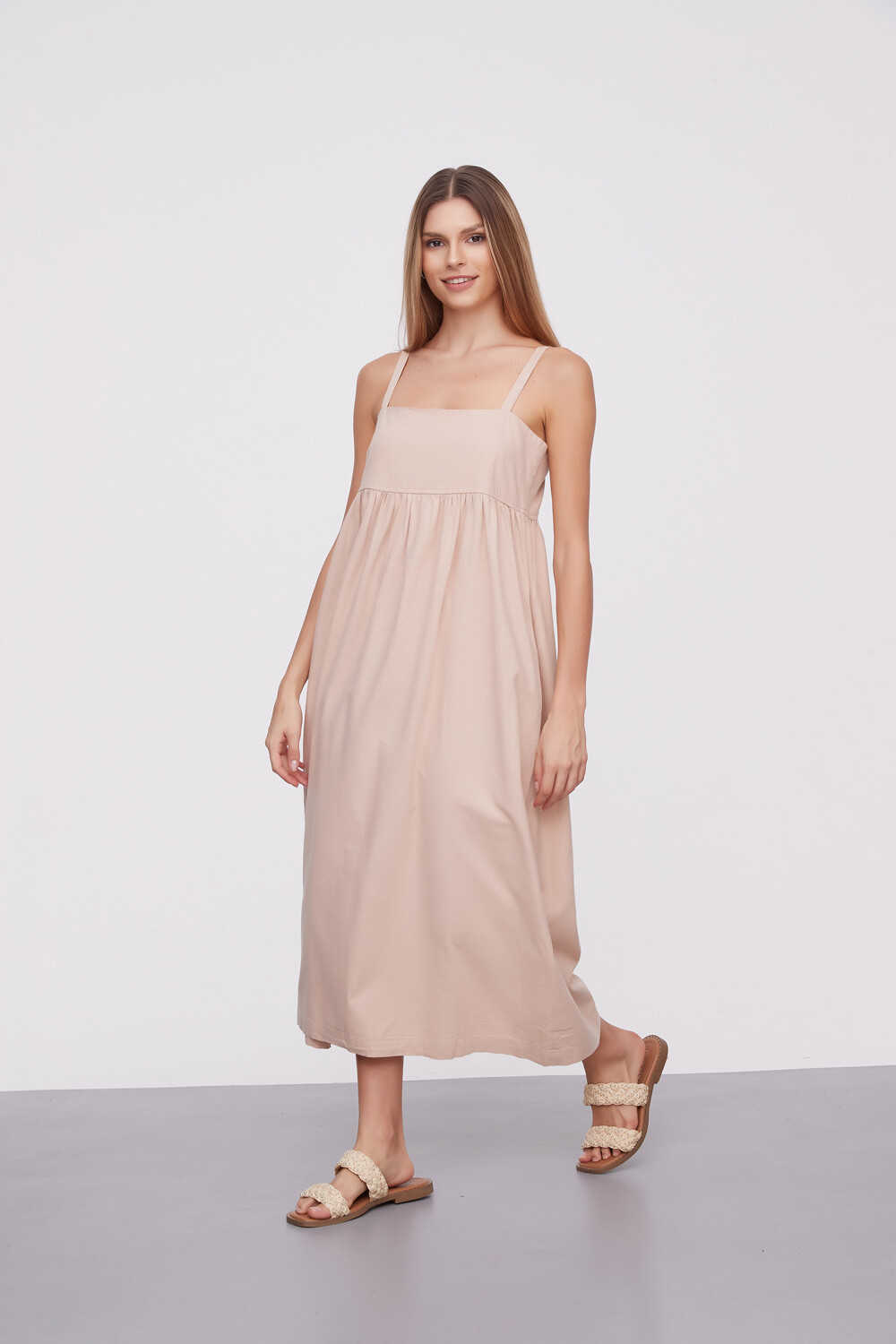 Vestido Milaka Beige