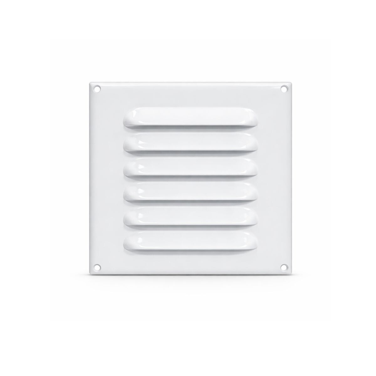 Rejilla Ventilación Metálica 10x10 Sicflux Grueso C/orificio 