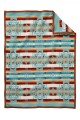 Chief Joseph Crib Blanket Turquesa