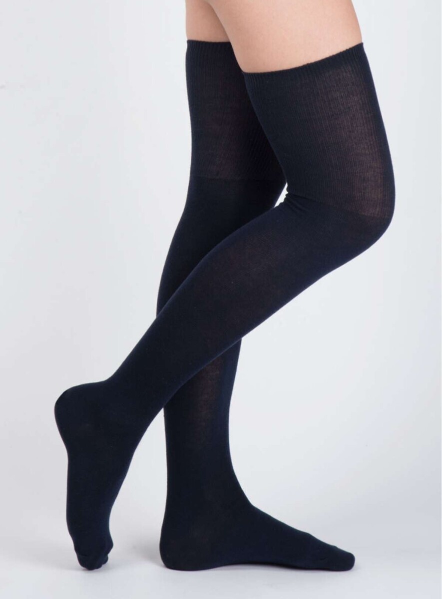 Medias 7/8 tejidas - Azul 