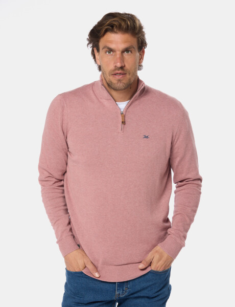 BUZO TEJIDO DE ALGODÓN Rosa