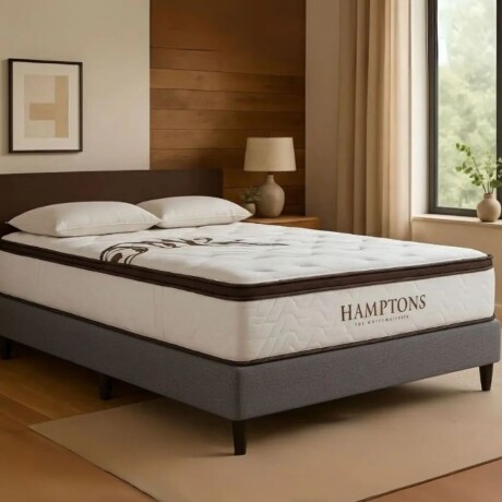 Sommier 2 Plazas Hamptons Palladium Smart Box Gris