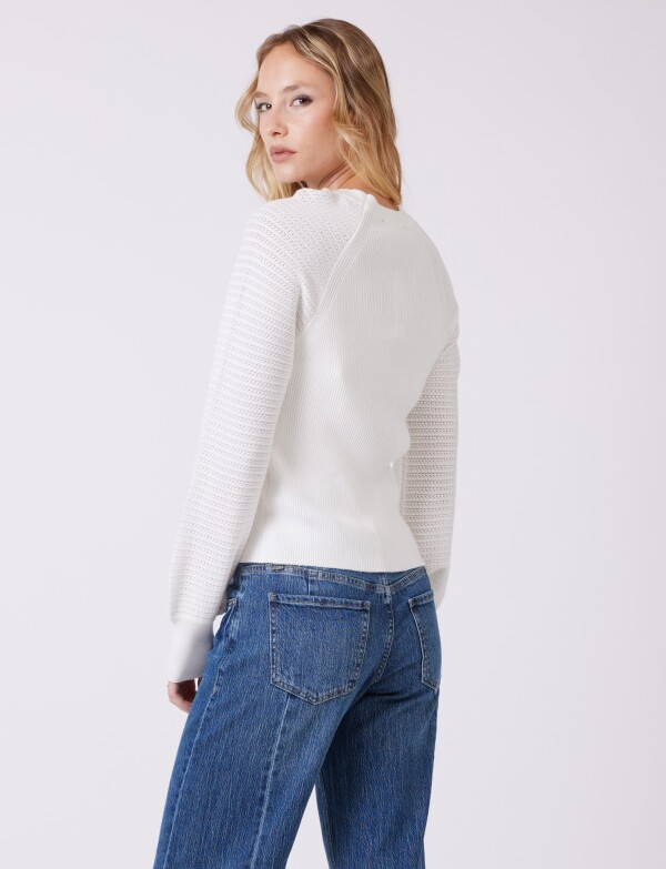 Buzo Manga Calada CRUDO