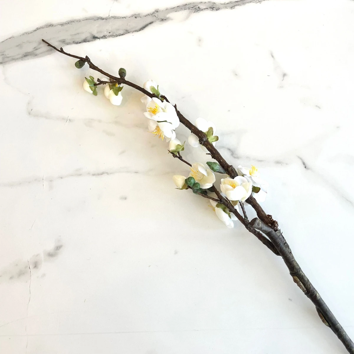 Planta Ramo Flores Artificial Lamei Dulce De Invierno 67cm 