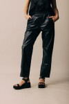 Leather Babucha Negro