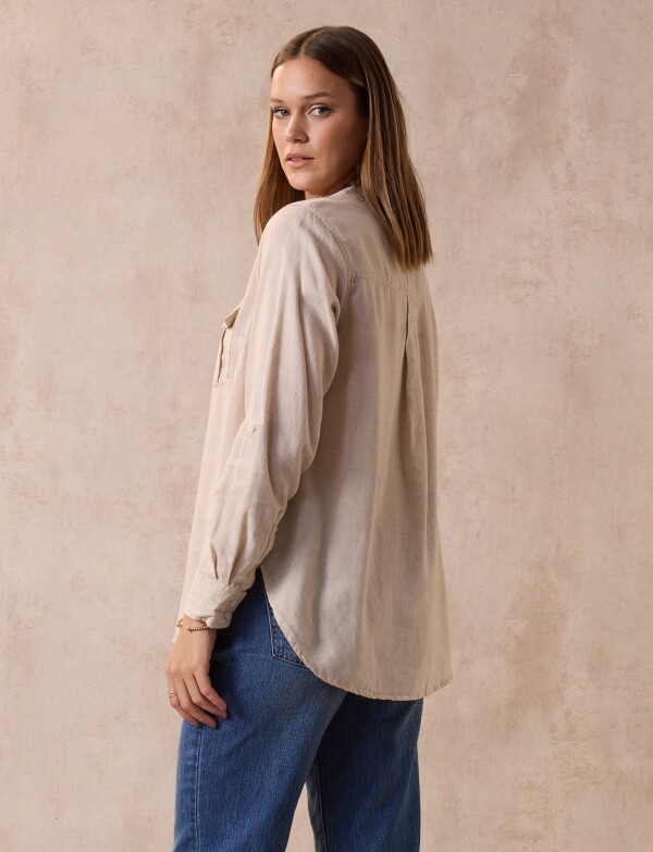 Blusa Lino BEIGE