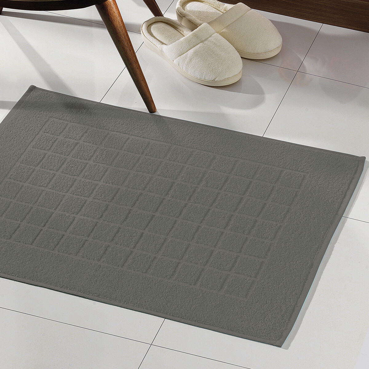 Toalla Piso Royal Dohler 100% Algodón 50 x 70 cm - GRIS 