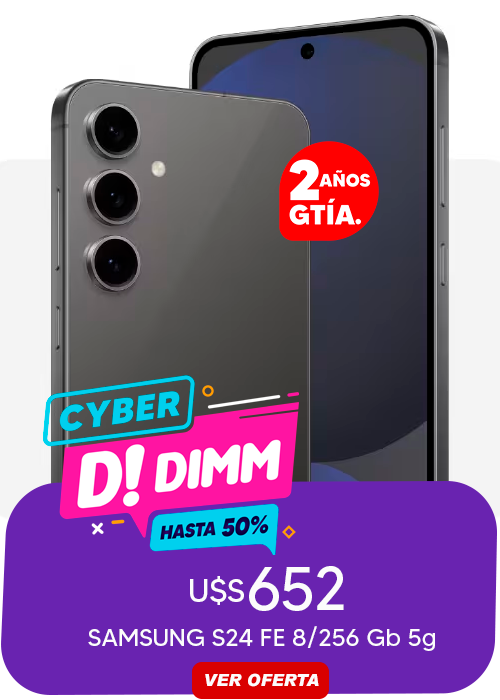 ¡Samsung S24 FE en oferta CYBER!