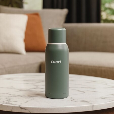 TERMO ÍCARO CON TAPA CUORI Verde