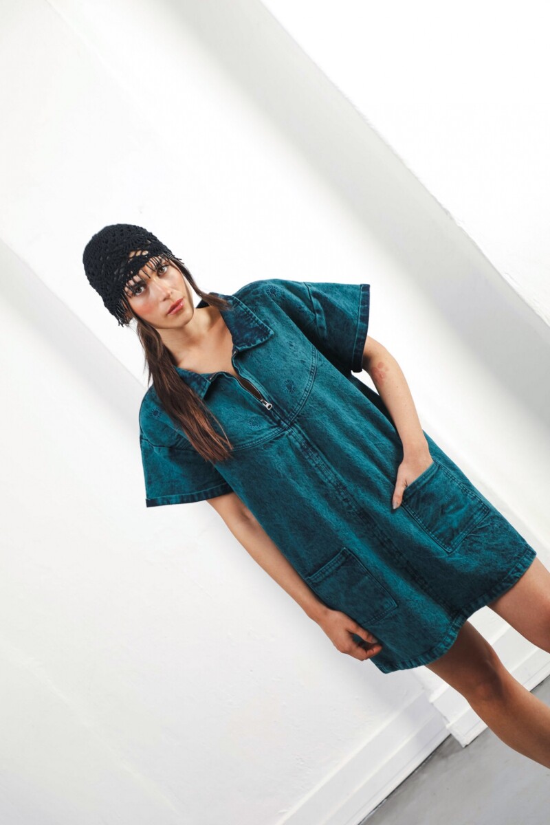 Vestido Paraíso Petróleo